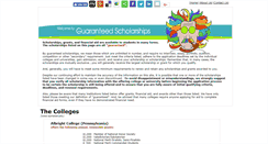Desktop Screenshot of guaranteed-scholarships.com